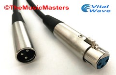 6ft XLR Microphone Audio Cable M-F Mic Extension Amp Powered Speaker Wire VWLTW