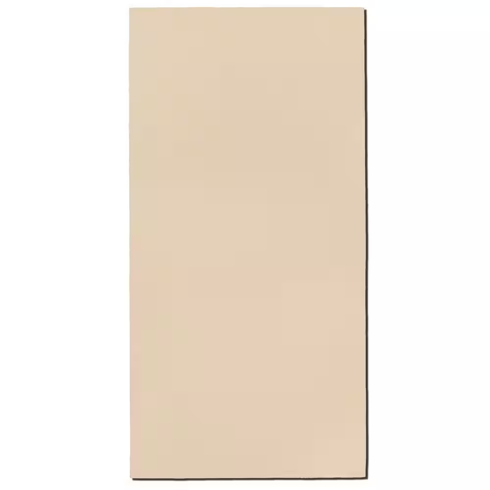 Beige Fabric Rectangle 24 In. X 48 In. Sound Absorbing Acoustic Insulation Wall