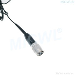MiCWL B40 Headset Microphone for Audio-Technica Wireless Beige Black is optional