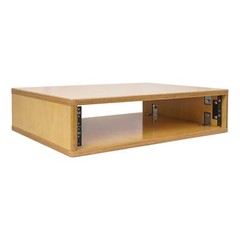 Sound Town DIY 2U Studio Rack with Solid Baltic Birch Plywood, Golden Oak for…