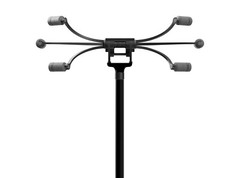 Custom microphone mount for Schoeps capsules with Schoeps active connectors