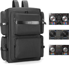 DJ Backpack for Club Gigs, DJ Mixer Case Compatible with Pioneer DDJ-SR2, Pionee