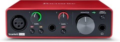 Scarlett Solo 3rd Gen USB Audio Interface for Guitar Vocal Podcast Studio