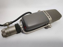 SONY C-38B Multi-Pattern Condenser Microphone Made In Japan Adapter Tested