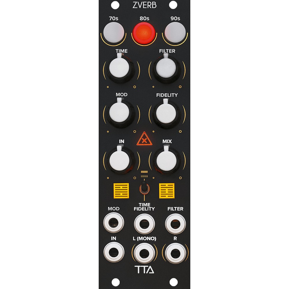 Tiptop Audio ZVERB The Reverbs Collection Eurorack Module, Black