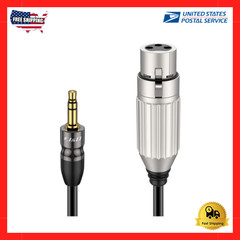 Xlr To 3.5mm Microphone Cable Pvc Shelled Xlr Female To 3.5mm 1/8 Inch Trs Male