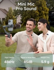 MAONO Wave T1 Mini Wireless Lavalier Microphone for iPhone 17 16 15 & Android…