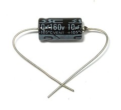 10pc Electrolytic Capacitor GHA Axial 2000hr +105℃ RoHS 10uF 160V φ8x16mm SC