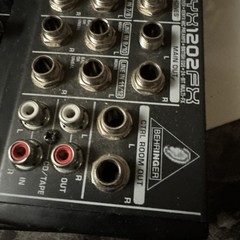 Behringer Xenyx 1202FX Premium 12-Input 2-Bus Mixer Tested No Charger