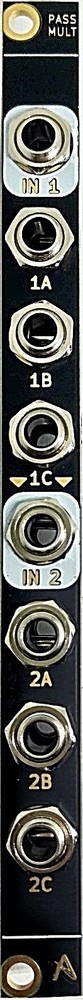 Arcus Audio – Passive Mult 2x 1:3 or 1:6 Multiple for Eurorack 2HP