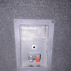 RadioShack 40-215 Passive PA Speaker 150W RMS 8 Ohm Wired 1/4″ Black