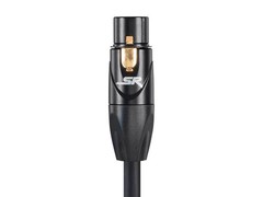 Monoprice XLR Female to 1/4Inch TRS Male Cable – 1.5 Feet | 16AWG, Gold Plated