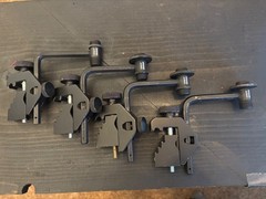 4x Shure A56D Universal Drum Mic Mount Clamp – Black – SET OF 4