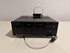 TOA BG-1030 30W 5-Channel Integrated Mixer Amplifier Tested w/ Mic Adaptor