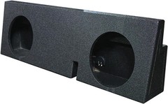 QPower „QBOMB“ Toyota Tacoma Double Cab ’05-’26 Dual 12″ Sealed Woofer Enclosure