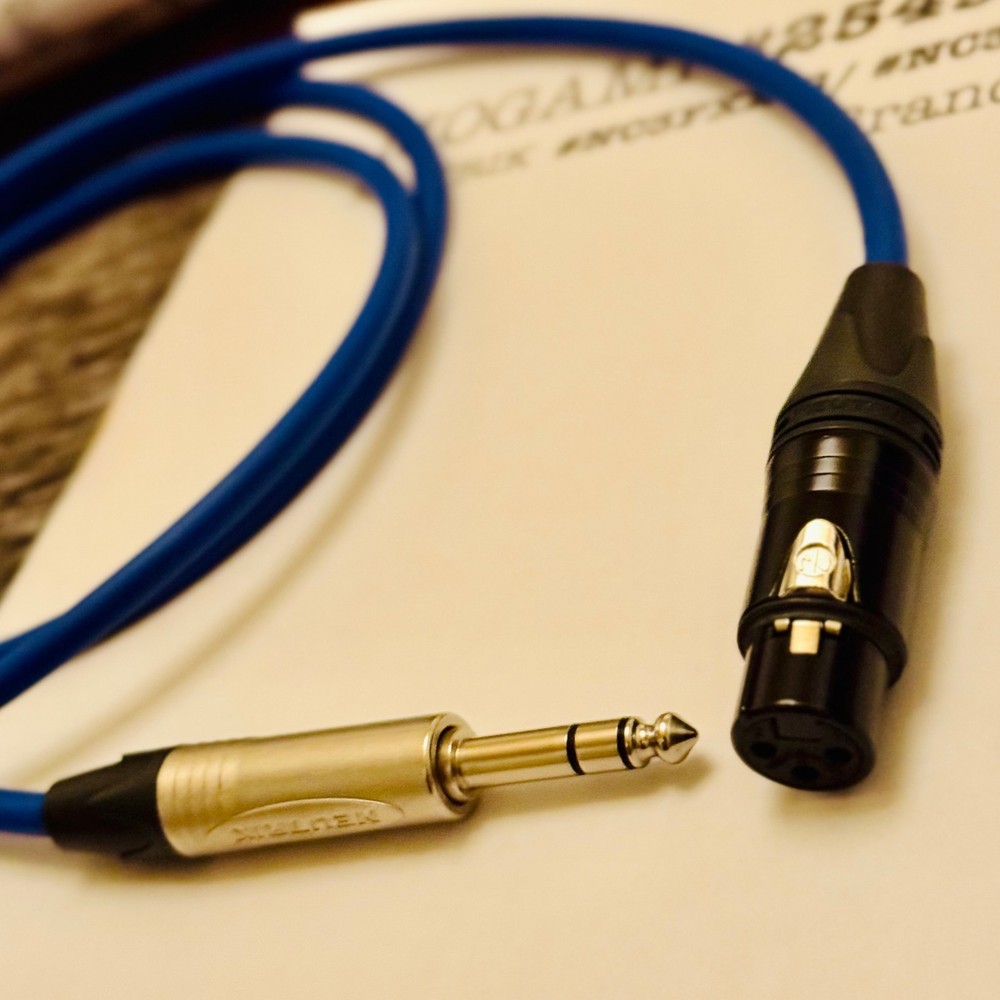 1-30 ft Mogami 2549 Blue | Choose Neutrik XLR/TRS | TOKYO_made | Bulk Ready