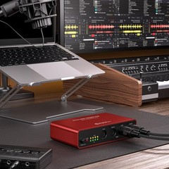 Quad-I/O | 4-In/4-Out MIDI Merge & Thru Box Metal, Red | Standalone Routing W…