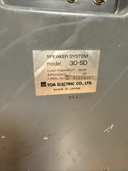 TOA 30-SD High-End 360W Loudspeakers – Made In Japan – Very Rare!