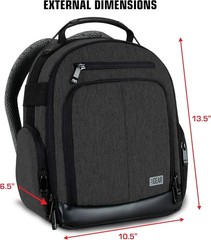 Audio Equipment Backpack – Wireless Mic Case Compatible with Shure, Sennheise…