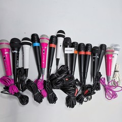Lot of 15 Wired Microphones – Various Models, Used Condition