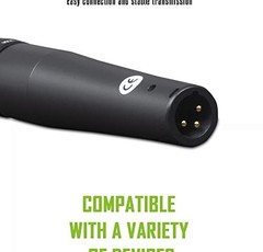 Dynamic Vocal Microphone – Classic Style Cardioid Unidirectional for Instruments