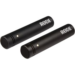RODE M5 Compact 1/2″ Condenser Mic Matched Pair Cable/Stand Drum Overhead Pack