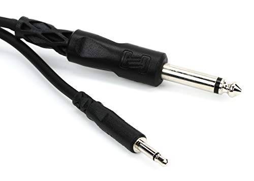 Hosa CMP-305 Interconnect Cable – 3.5mm TS Male to 1/4-inch TS Male – 5 foot