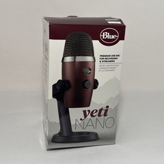 Blue Yeti Nano Premium USB Microphone Music Streaming – Red Onyx
