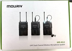 Mouriv Dual-Channel Microphone System – MR-KG2 New In Open Box
