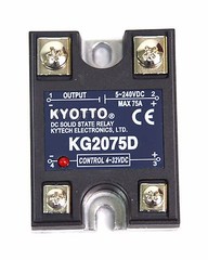 1pc KYOTTO DC Solid State Relay SSR KG2075D 5-220VDC 75A [ DC in to DC out ]