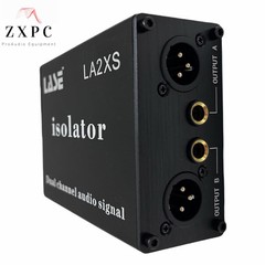 LASE LA2XS Dual-Channel Audio Isolator Noise Reduction Filter Eliminates Noise