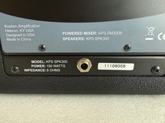 Kustom Profile System 300 PA Speakers Pair 150W 8 Ohm KPS SPK300
