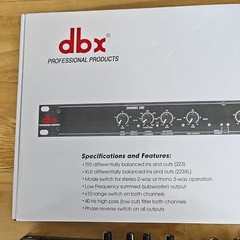 OEM NEW For DBX 223XL Stereo 2-Way/Mono 3-Way with XLR Connectors Crossover