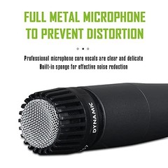 Dynamic Vocal Microphone – Classic Style Cardioid Unidirectional for Vocals, Dru