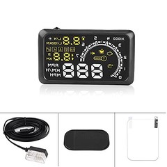 5.5“ Car HUD Head Up Display with OBDII/EUOBD Interface Diagnostic Monitor