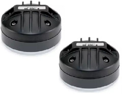 2x B&C DE200 1″ 8Ω, 100W continuous program power capacity, 106 dB sensitivity