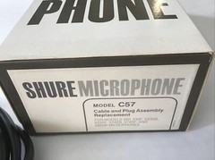 NOS NEW Shure C57 Microphone Cable & Plug Assembly Replacement 430 533 574 585