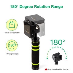 Wireless Microphone Handle, Adapter Compatible with RODE Wireless Go and Go 2