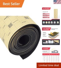 Versatile Sound Barrier Mat – 6sqft 4mm Insulation for Ultimate Vehicle Comfort