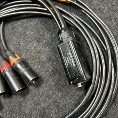 Neutrik Snake Break In RJ45 to 4 Channels Male 5 Pin DMX Connectors Adapter 6ft
