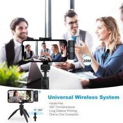Noise Cancelling Mini Wireless Microphone For Ios Or Android
