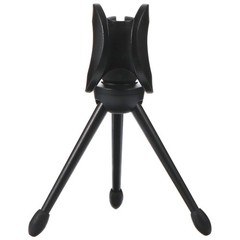 1 Set 2Pcs Microphone Tripods Practical Mic Table Stands (Black)