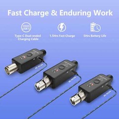 1set Wireless Microphone Transmitter&Receiver UHF XLR Adapter Widely Applicant