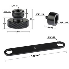 Double Microphone Mounts Bracket T-bar – 1958