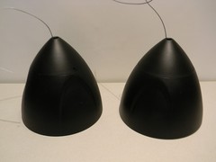 Lot of 2 Crestron Saros 6.5″ 2-Way Pendant Speakers PD6T-B-T-EACH
