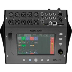 ALLEN & HEATH CQ12T 12 Channel Digital Live Recording FX Mixer 7″ Touchscreen