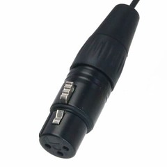XLR 3pin Female to microdot male cable for Microphone Audio Transmitter Receiver