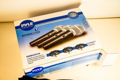 Pyle Pro PDMICKT34 3-Microphone Kit with Hard Carry Case & 2 Cables