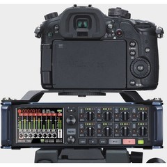 Zoom F8n Pro Multitrack Field Recorder with CMF-8 Camera Mount Adapter