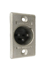 ITT Cannon XLR-32 Male Panel Mount Connector, Set of 6 – New, Free Shipping